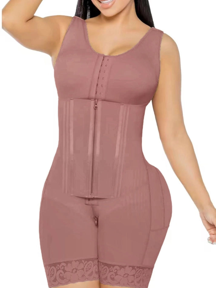 Double Pressure Chest Wrapping Belly Compression Breathable Body Shaper