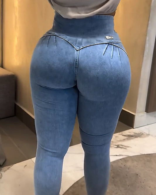 Chiccurve BBL High Waist Hip Lifter Jeans