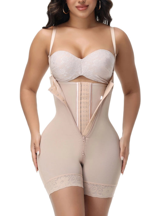 Sleeveless Double Compression Tummy Control Body Shaper