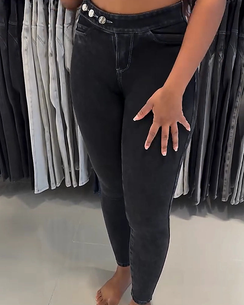 Chiccurve BBL High Waist Hip Lifter Jeans