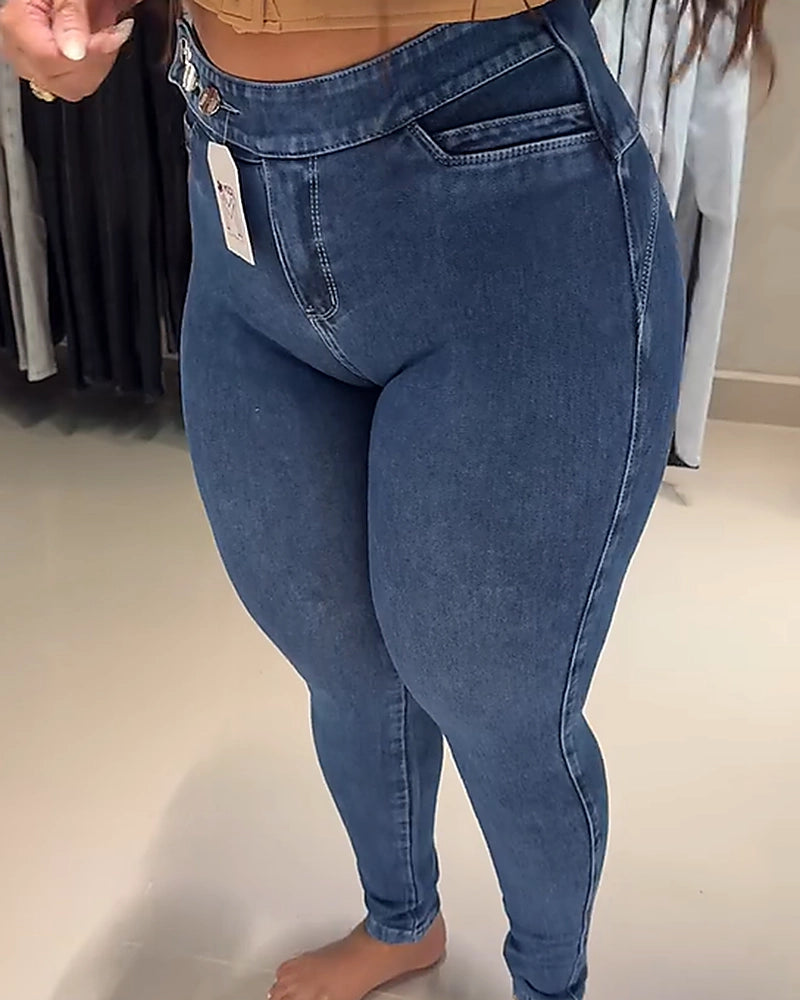 Chiccurve BBL High Waist Hip Lifter Jeans